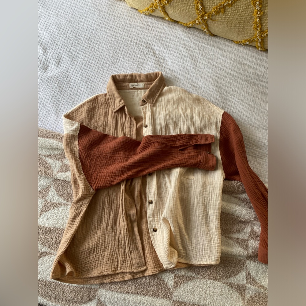 Linen Multicolor Button Shirt